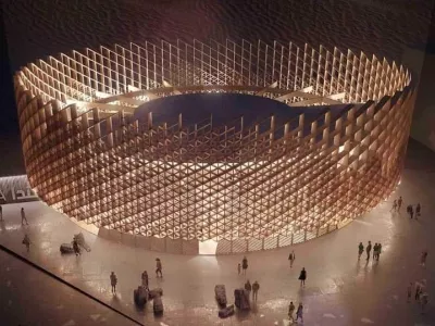 Assemblage et montage du Pavillon Canada expo universelle Dubai 2020